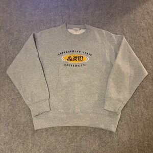 Vintage 90s Appalachian State University College Crewneck Sweatshirt Adult Large